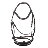 Anatomical bridle with curved noseband