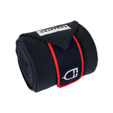 Fleece bandages with hook-and-loop fastening