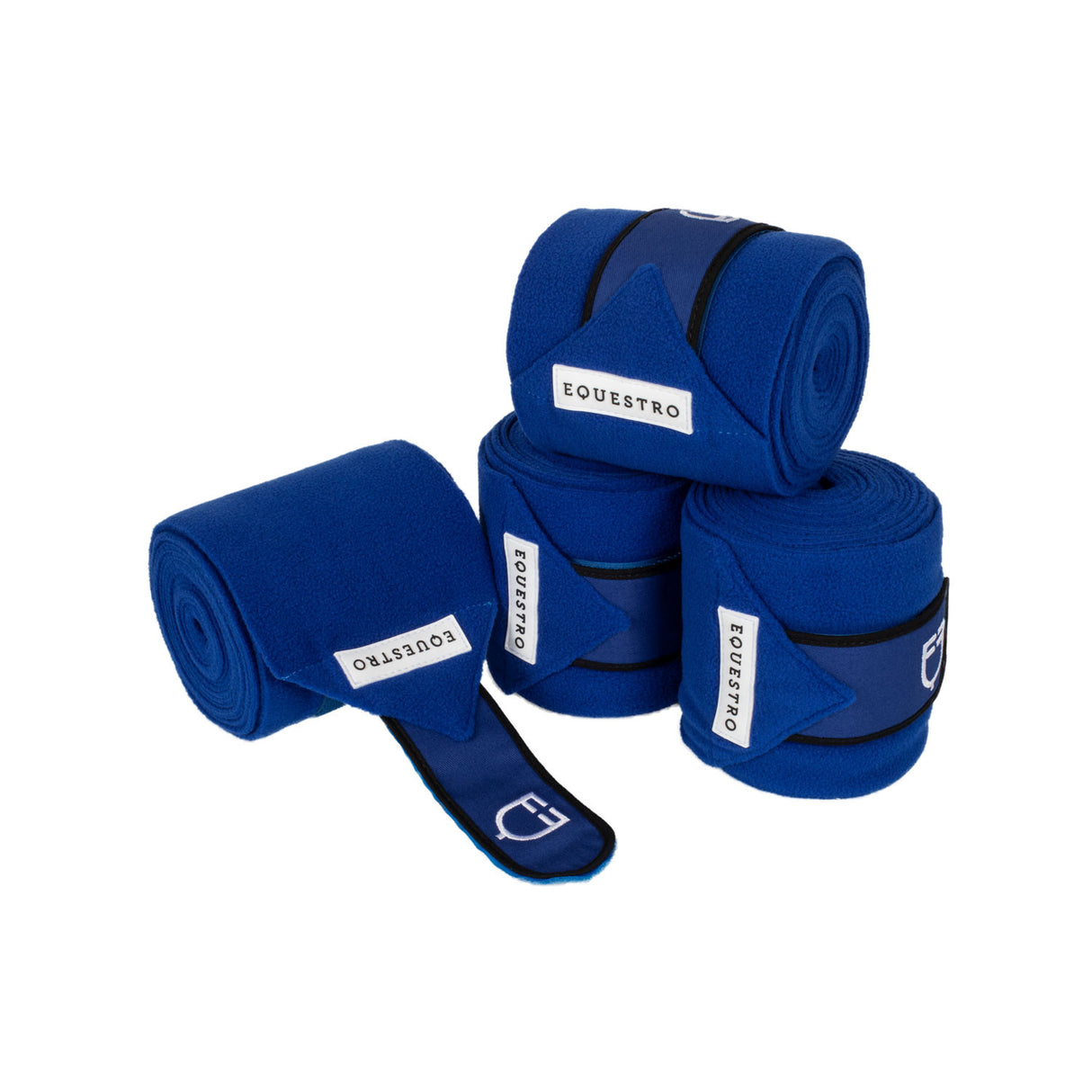 Fleece bandages with hook-and-loop fastening