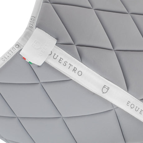 Jumping saddle pad technical fabric with logo