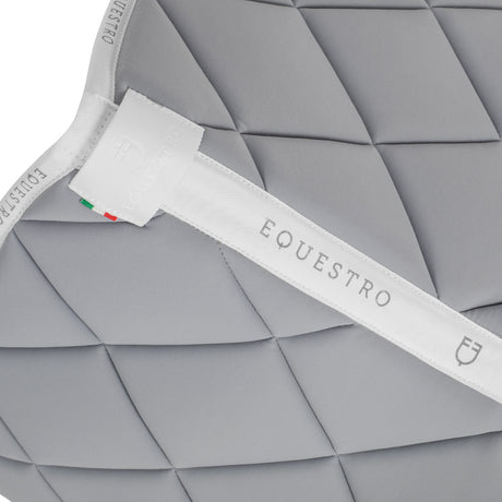 Dressage saddle pad technical fabric with logo