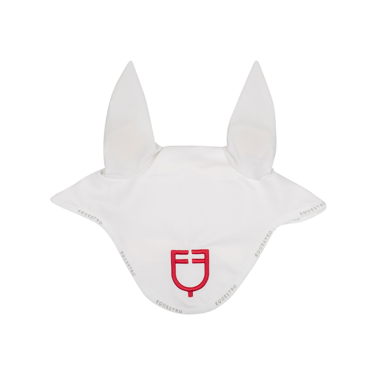 Fly veil in technical fabric with multicolor logo