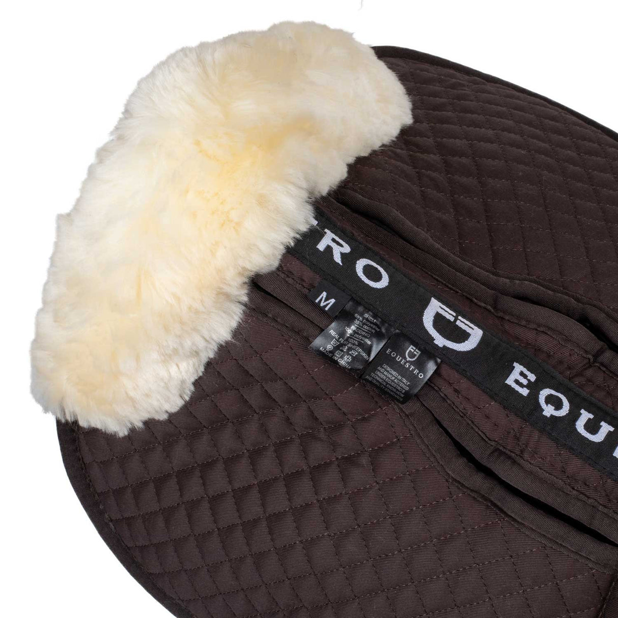 Cotton pad with pockets and sheepskin