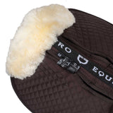 Cotton pad with pockets and sheepskin