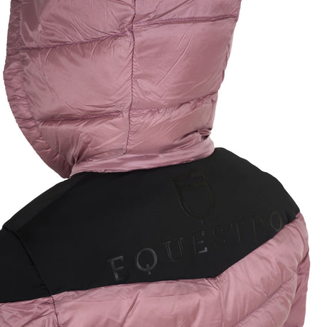 Equestro Girls' Down Jacket With Removable Hood #colour_pink