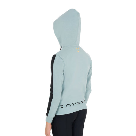 Equestro Girls' Full Zip Sweatshirt Inner Fleece #colour_grey