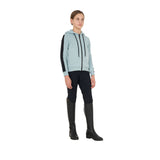 Equestro Girls' Full Zip Sweatshirt Inner Fleece #colour_grey
