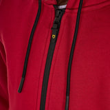 Equestro Girls' Full Zip Sweatshirt Inner Fleece #colour_burgundy