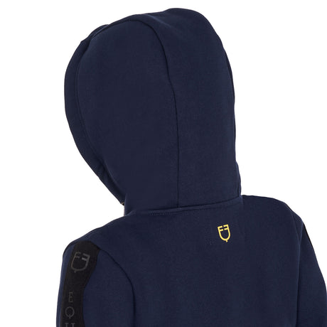 Equestro Girls' Full Zip Sweatshirt Inner Fleece #colour_blue