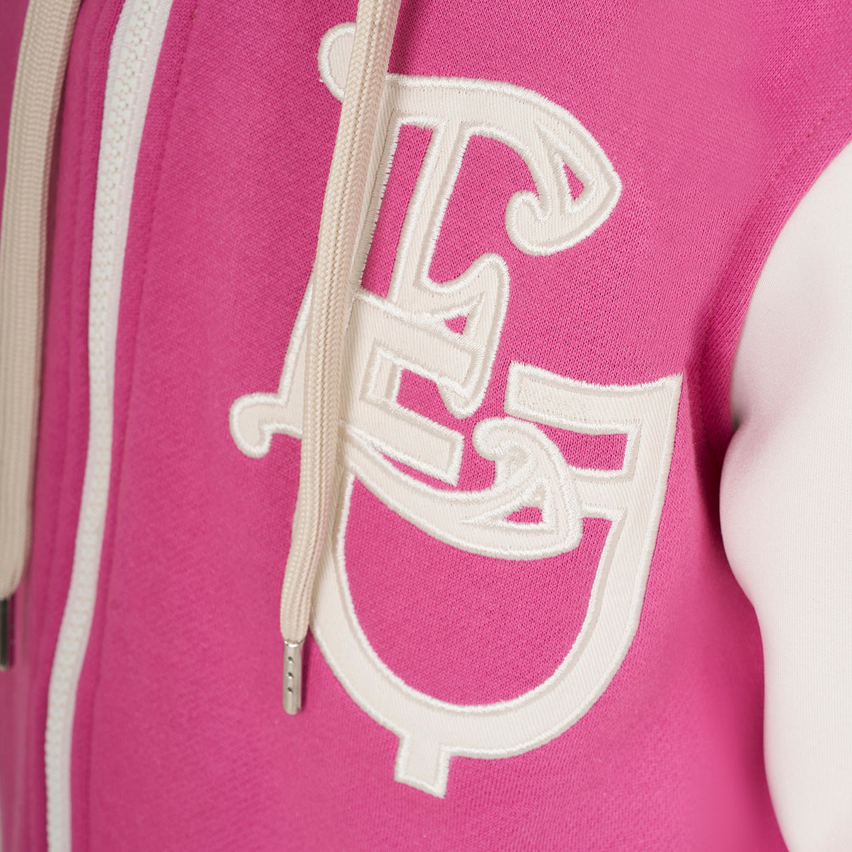 Girls' EQ two-tone hoodie with front zip