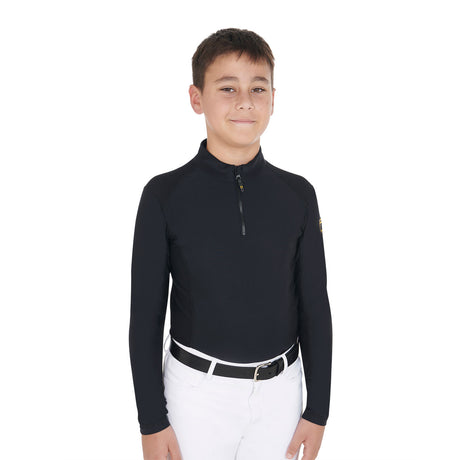 Boys' training base layer in technical fabric