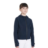 Kids' slim fit softshell jacket in technical fabric