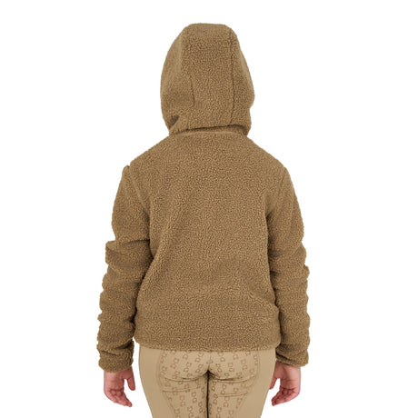Kids' fleece sweatshirt with front zip