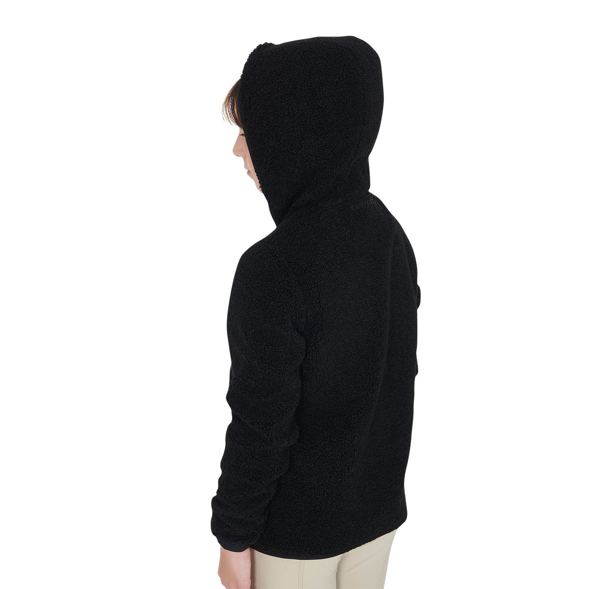 Kids' fleece sweatshirt with front zip