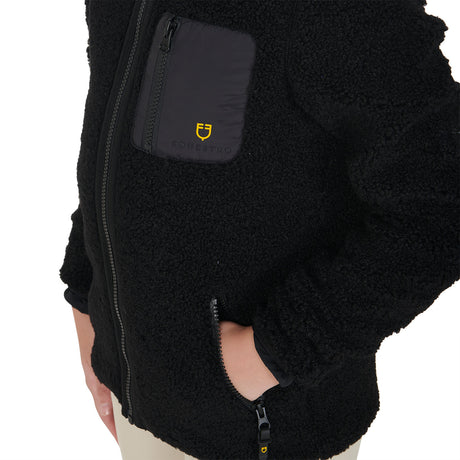 Kids' fleece sweatshirt with front zip