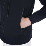 Equestro Men's Full Zip Interlock Sweatshirt #colour_blue