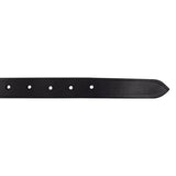 Equestro Leather Dog Collar With Geometric Pattern #colour_black