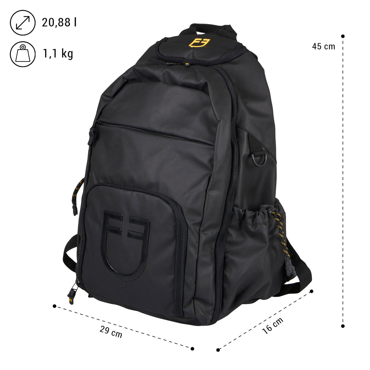 Equestro Multi-Pocket Unisex Technical Backpack