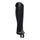 Equestro Unisex Chaps With Back Zip And Elastic Band #colour_black