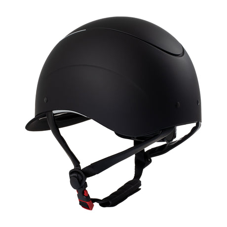 Equestro Unisex Helmet With Shiny Frame Homologation En 1384-2023 #colour_black-silver