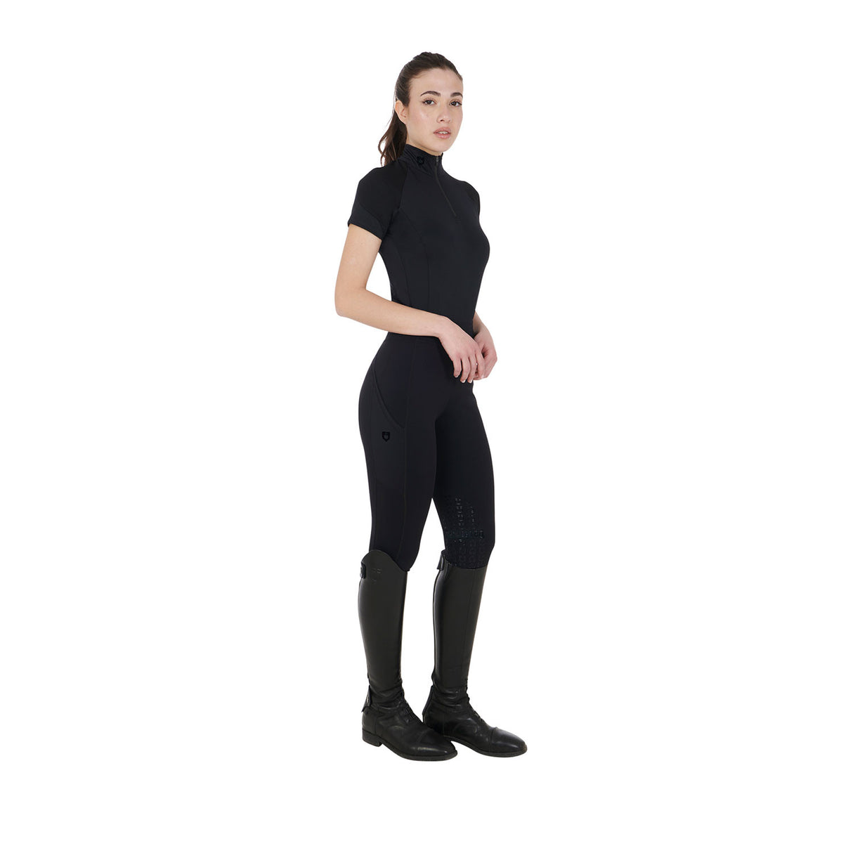 Women's slim fit short sleeve base layer