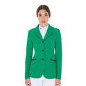 Women's competition jacket three buttons perforated fabric