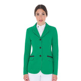 Women's competition jacket three buttons perforated fabric