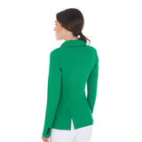 Women's competition jacket three buttons perforated fabric