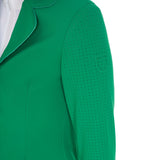 Women's competition jacket three buttons perforated fabric