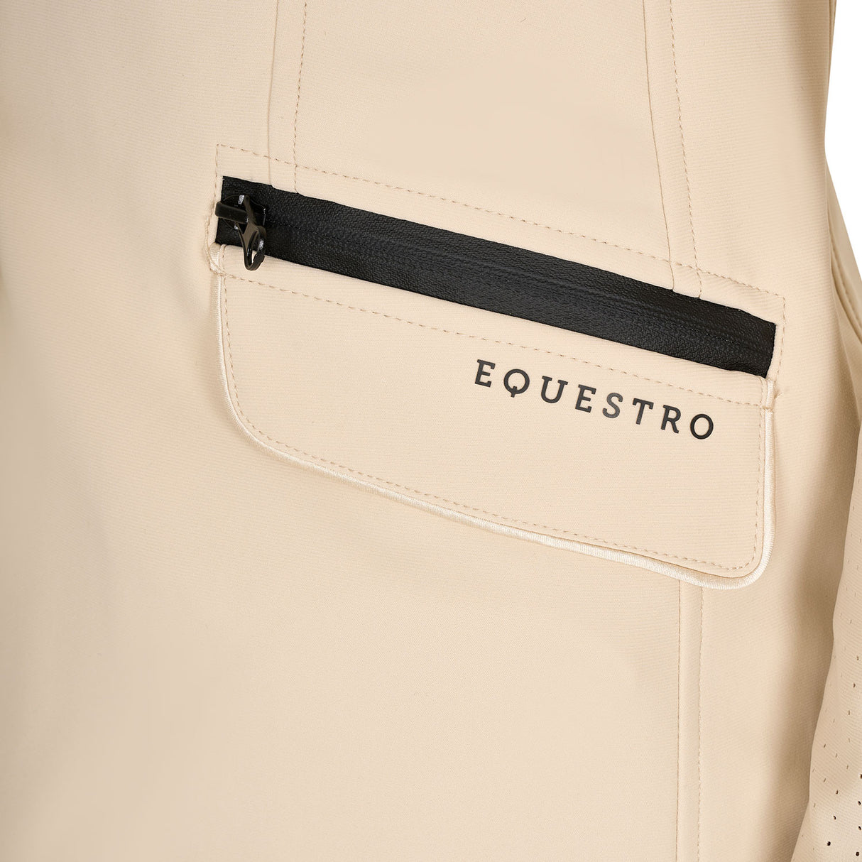 Women's competition jacket three buttons perforated fabric