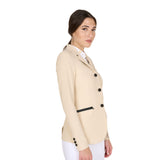 Women's competition jacket three buttons perforated fabric
