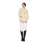 Women's competition jacket three buttons perforated fabric