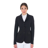 Women's competition jacket three buttons perforated fabric
