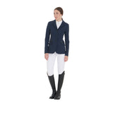 Women's competition jacket three buttons perforated fabric