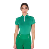 Equestro Women's Slim Fit Technical Training Polo Shirt