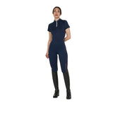 Equestro Women's Slim Fit Technical Training Polo Shirt