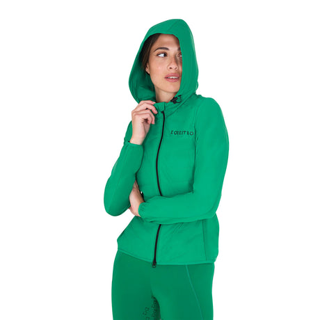 Women's down jacket in technical blend