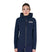Women's hooded down jacket technical blend