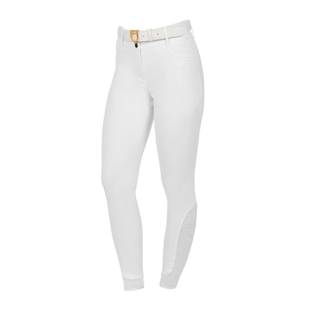 Women's high-waisted knee grip breeches with fleece lining