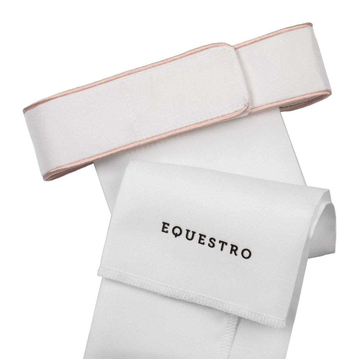 Equestro Dressage Plastron Rhinestone Logo