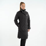 EQUIDRY Women's Bronte Riding Coat with Removable Hood #colour_black