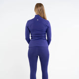 EQUIDRY Women's Water Repellent Base Layer #colour_purple-white