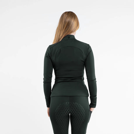 EQUIDRY Women's Water Repellent Base Layer #colour_black-forest-green