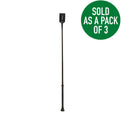 Hy Equestrian Leather Ridingwhips Black