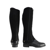 Hy Equestrian Synthetic Nubuck Chaps Black