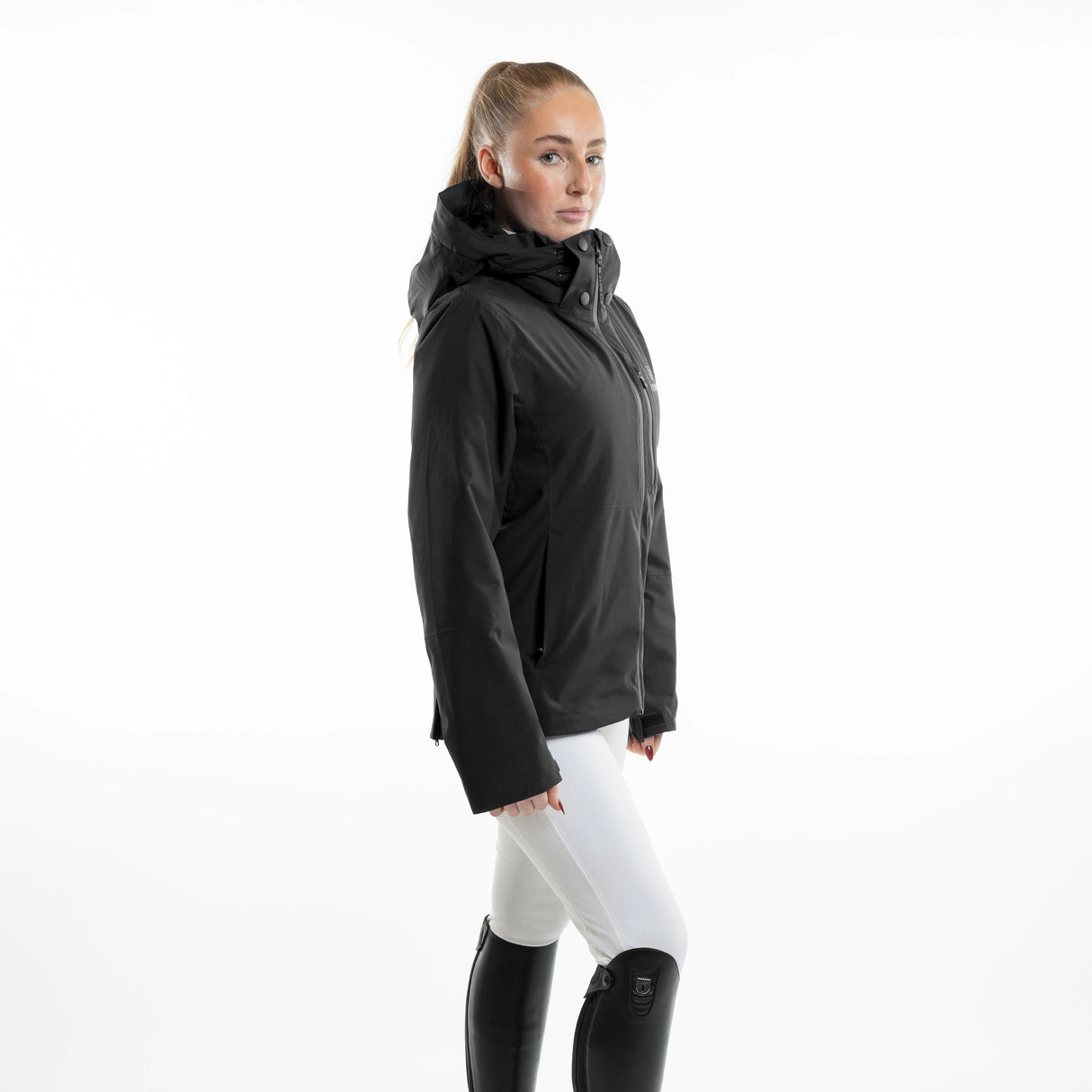 EQUIDRY Women's Iris Waterproof Riding Jacket #colour_black