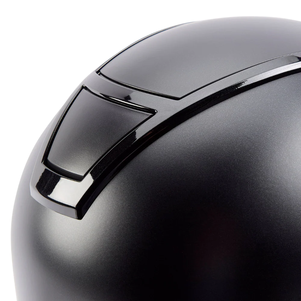 Champion Insight Oval Wide Peak Riding Hat #colour_matt-black