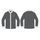 Mark Todd Kids Competition Shirt - Boys #colour_light-grey-white