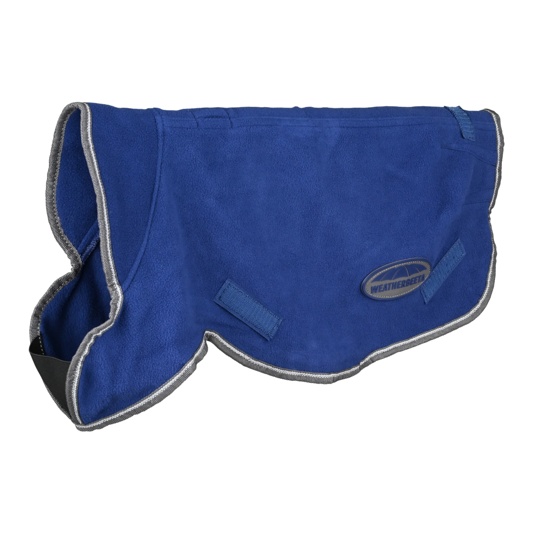 Weatherbeeta Comfitec Premier Free Duo Deluxe Parka Dog Coat #colour_dark-blue-grey-white