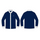 Mark Todd Kids Competition Shirt - Boys #colour_navy-white
